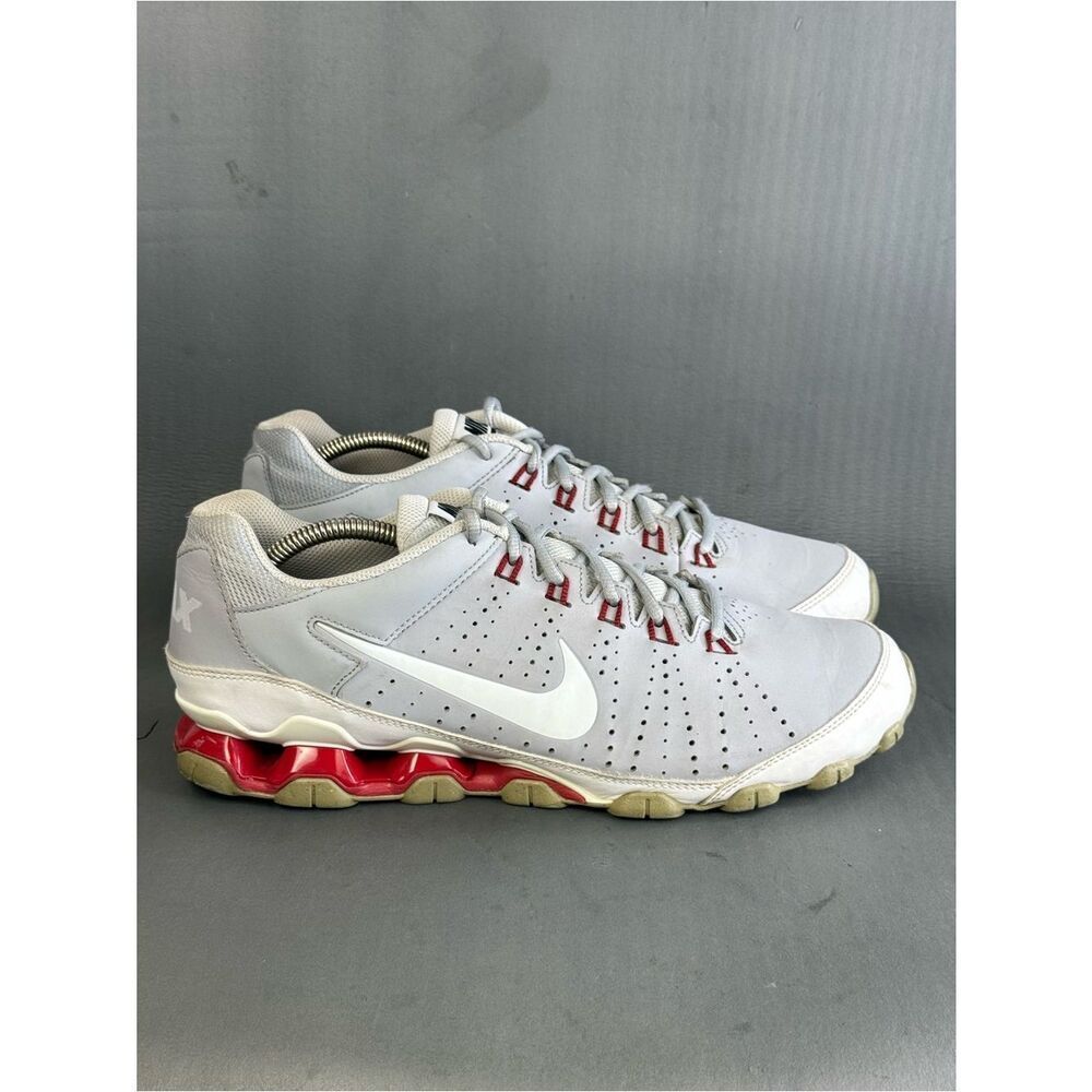 Nike Reax 8 TR 'Wolf Grey Gym Red' athletic sneaker running shoes men’s 11.5